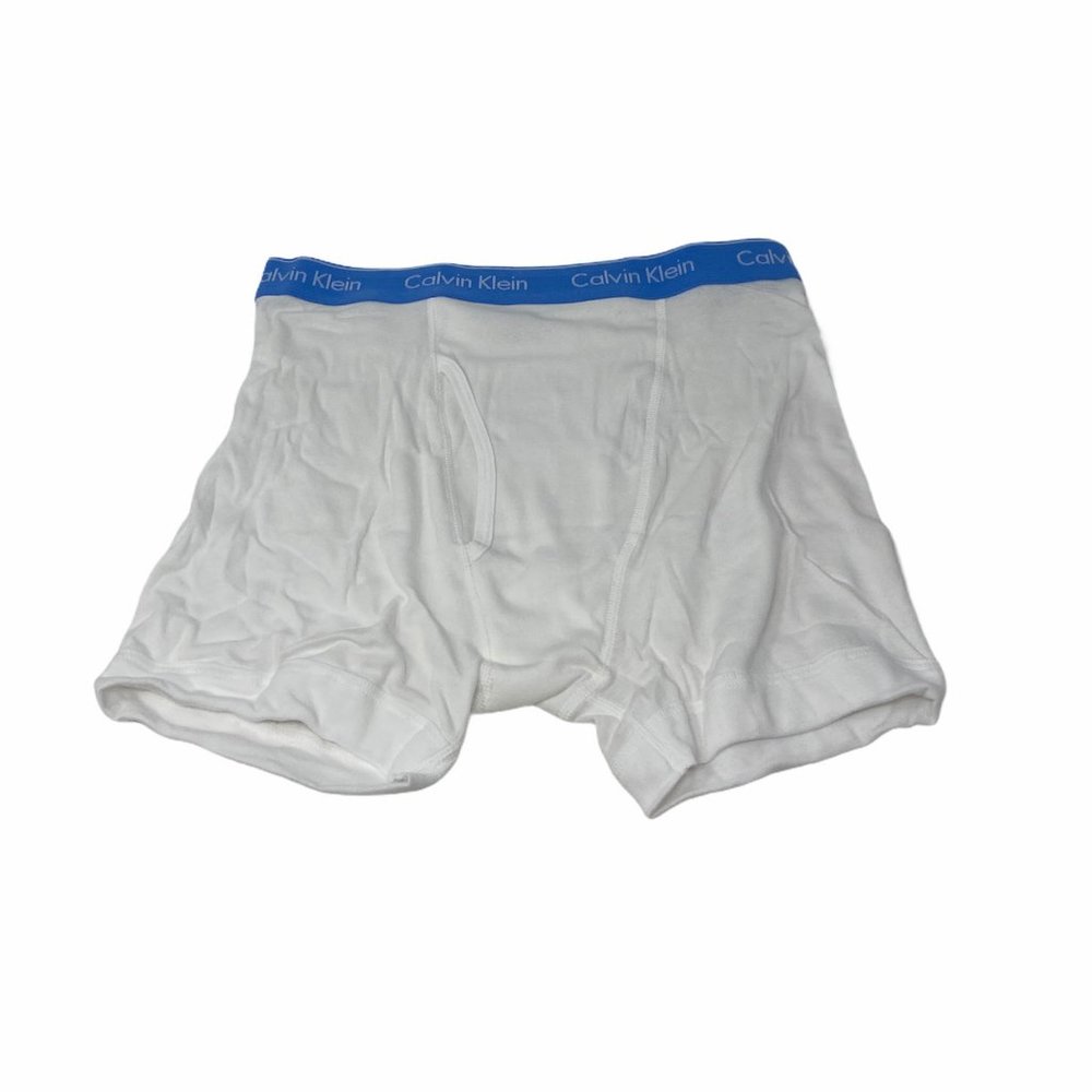 💖MEGA SALE💖🍃 Calvin Klein 3 Pack Cotton  Brief White Mens  S M NB4003-934 - Picture 6 of 9